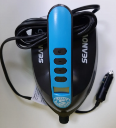 Насос электрический одноступенчатый HT-777 Seanovo для лодок ПВХ, сабов, матрасов, палаток 0,34-1,1 атм 12B