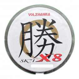 Леска плетеная Волжанка SK-71 X8 150м/0.18мм 11.30кг #1.2-25Lb цв. зеленый
