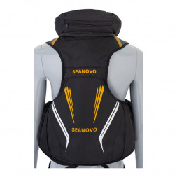 Жилет страховочный SJ61, красный, накладные карманы, р-р XXXL